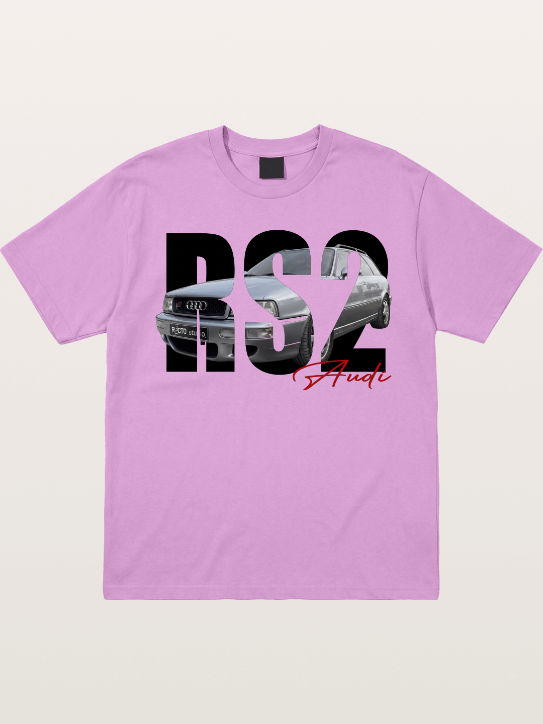 Audi RS2 Car Silhouette Gildan T-shirt