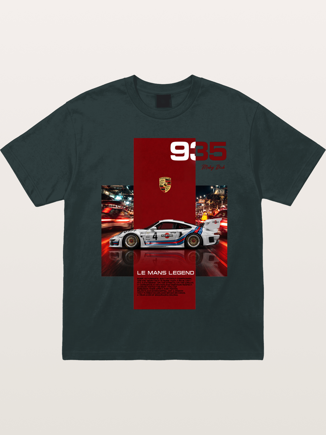 Porsche 935 Le Mans Legend Martini Gildan T-shirt