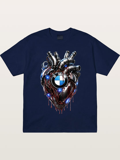 BMW Mechanical Heart Graphic Gildan T-shirt