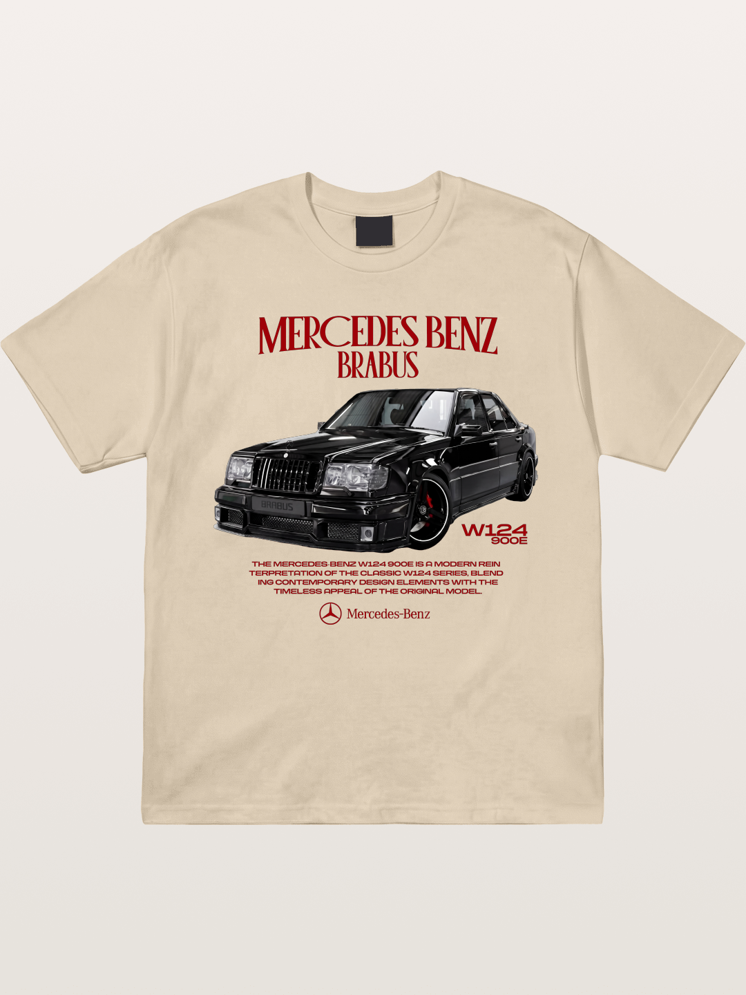 W124 500E Brabus Retro Gildan T-shirt