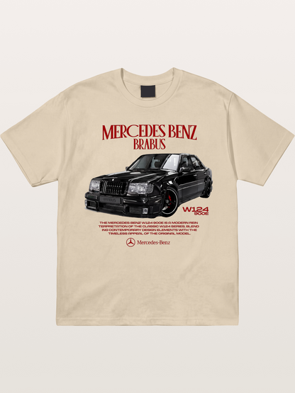 W124 500E Brabus Retro Gildan T-shirt
