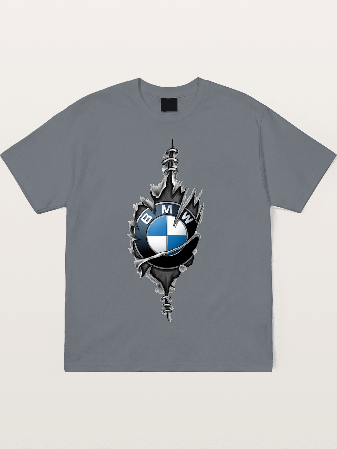 BMW Thorn Wreath Emblem Art Cotton T-shirt