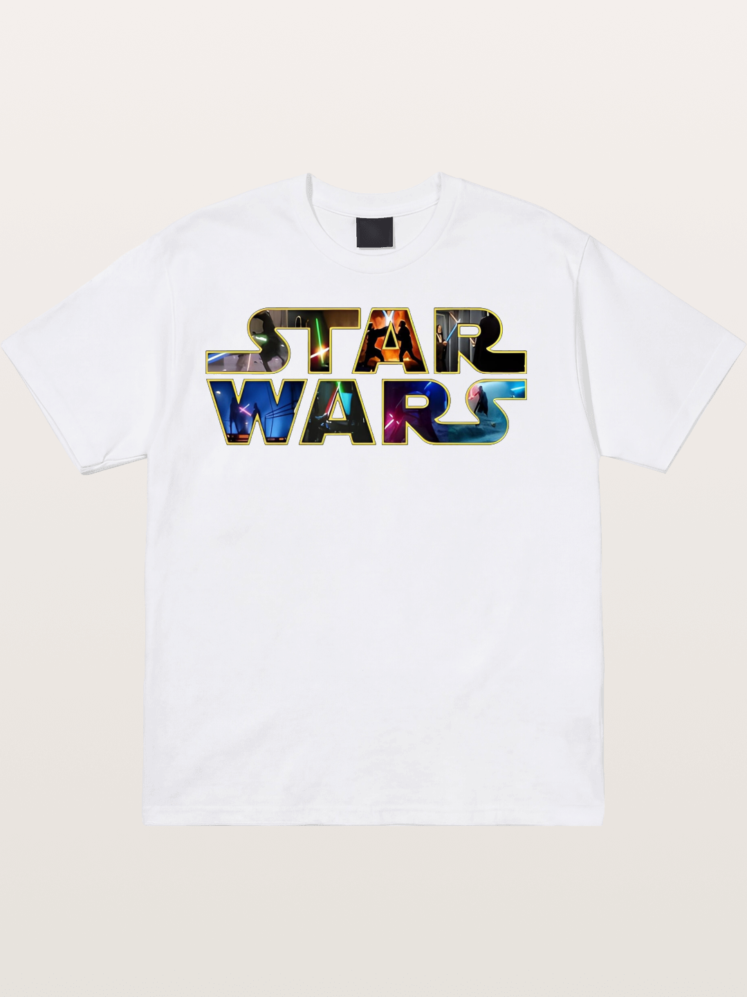 Star Wars Classic Logo Movie Cotton T-shirt