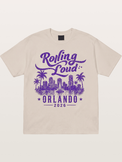 Rolling Loud Orlando 2026 Print Cotton T-shirt