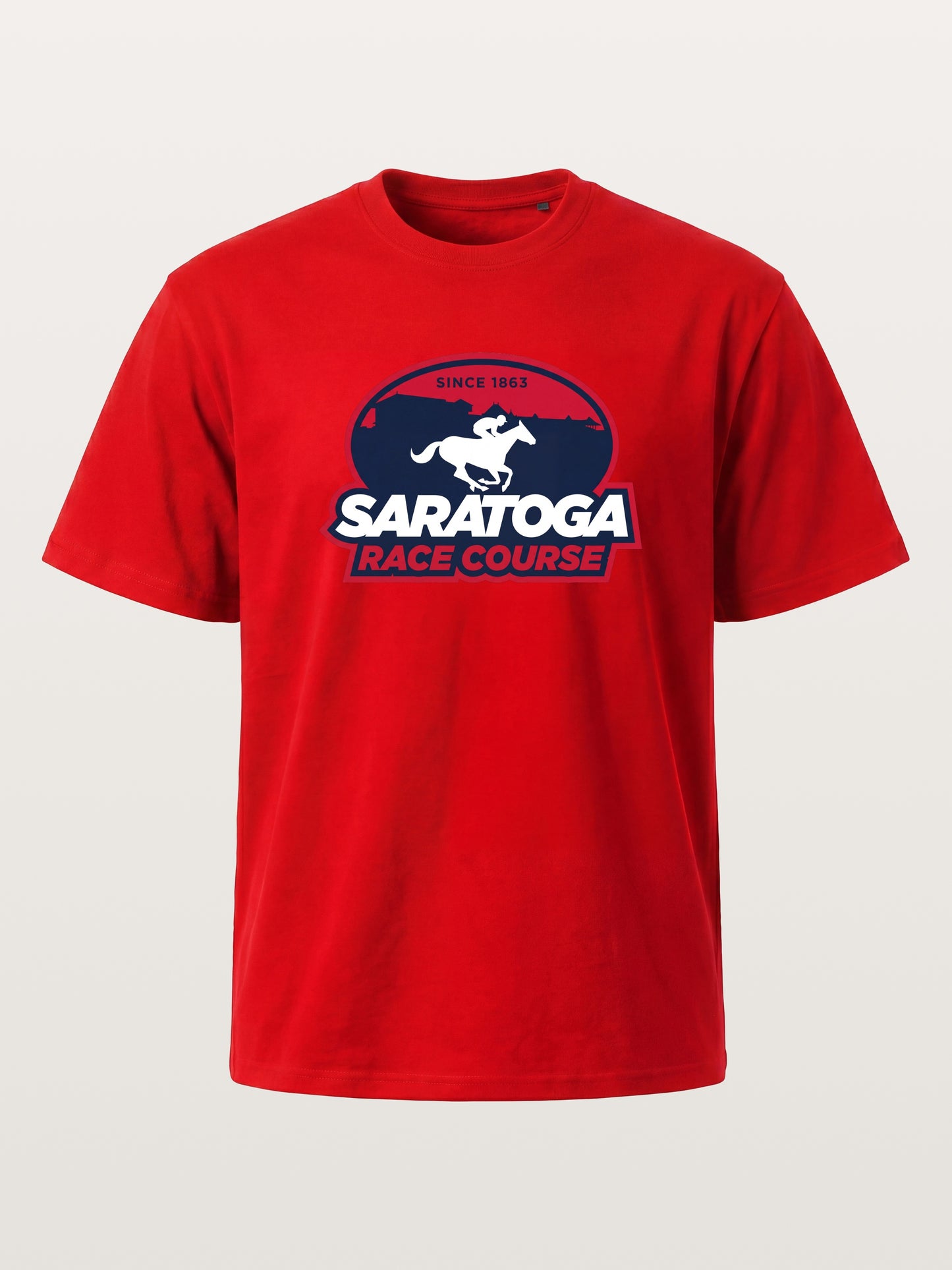 Saratoga Race Course Shield Crest Cotton T-shirt