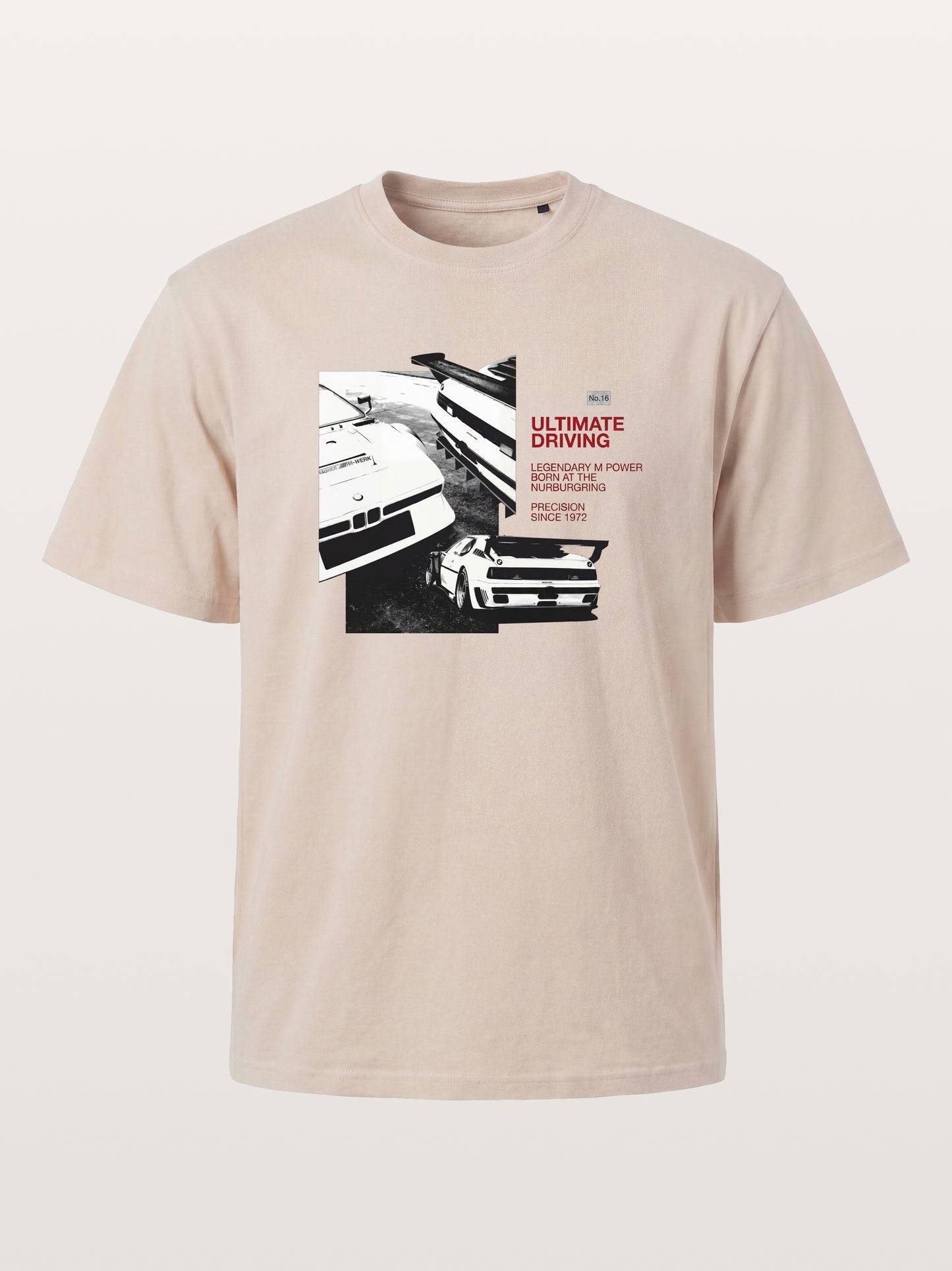 Vintage BMW M3 Black White Card Cotton T-shirt