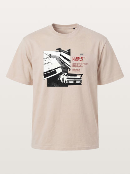 Vintage BMW M3 Black White Card Cotton T-shirt