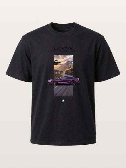 BMW M8 Mountain Road Artwork Cotton T-shirt