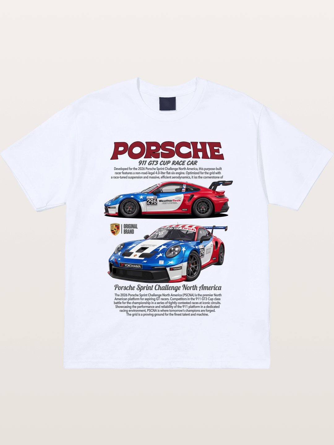 Porsche 911 GT3 Cup Sprint Challenge Gildan T-shirt