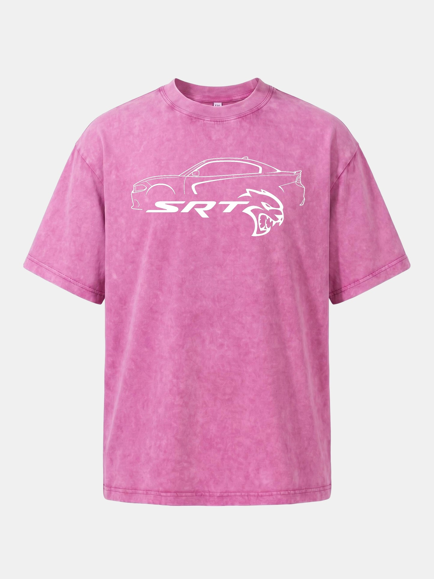 SRT Hellcat Side Silhouette Art Washed T-shirt