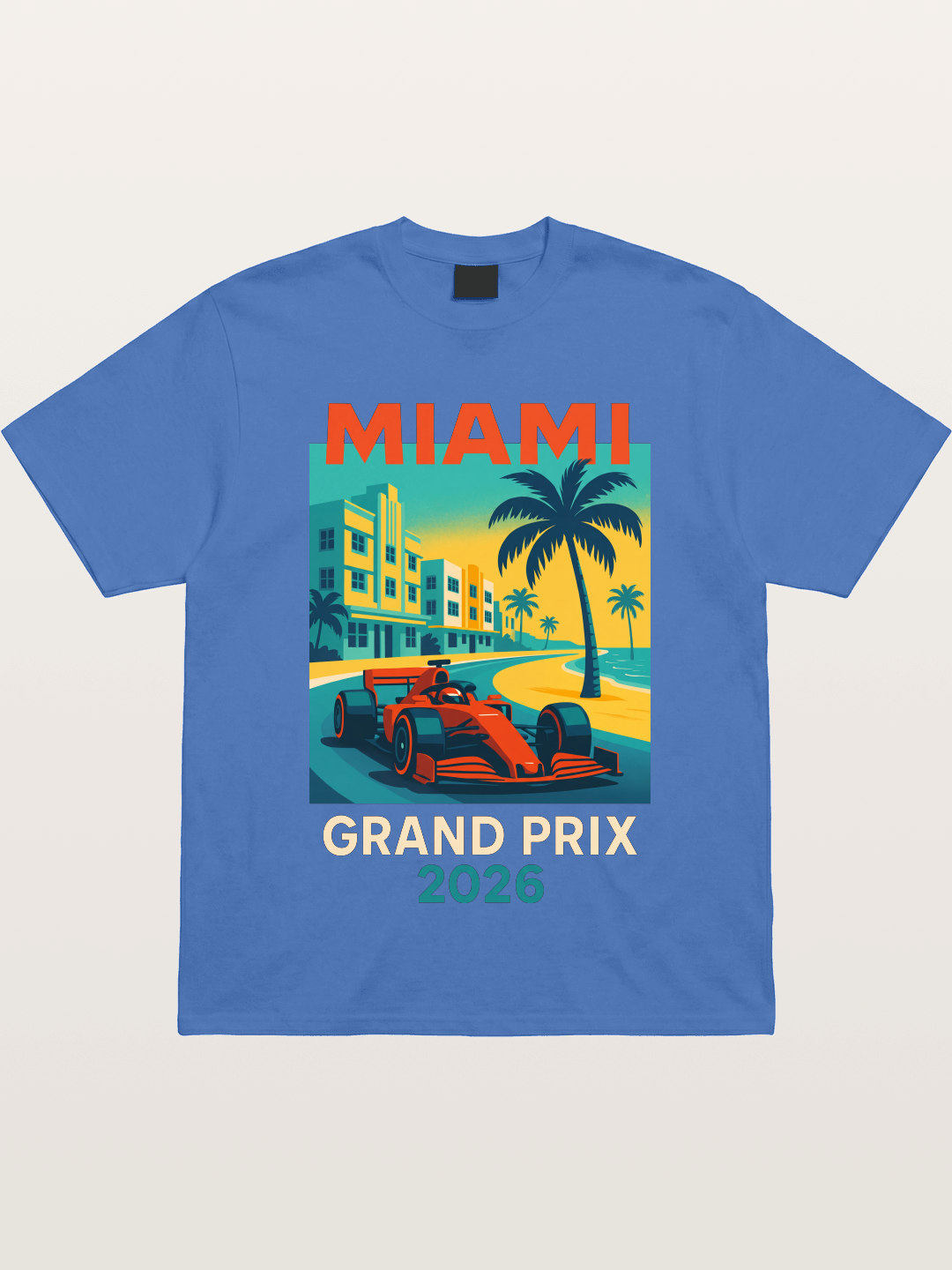 Miami Retro Race Vibes Gildan T-shirt