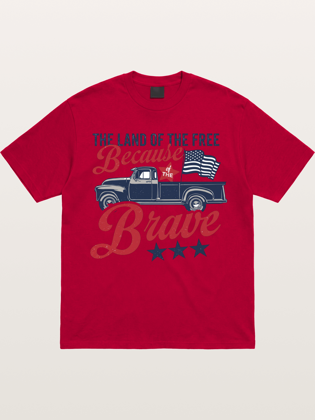 Land of the Free Vintage American Truck Gildan T-shirt