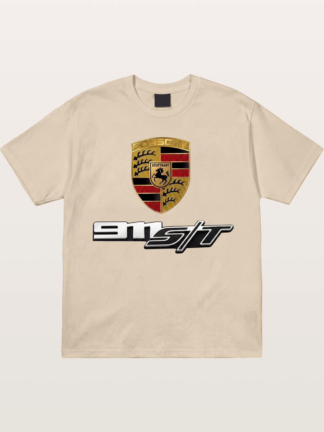 Porsche Crest With 911 ST Gildan T-shirt