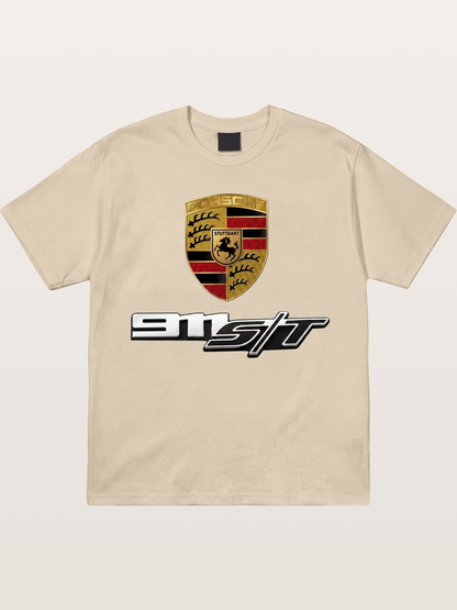 Porsche Crest With 911 ST Gildan T-shirt