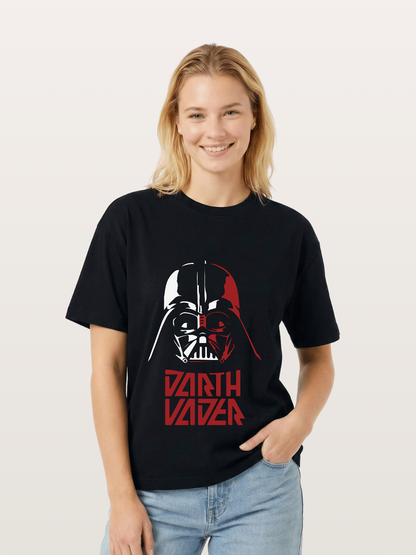 Darth Vader Red White Helmet Gildan T-shirt