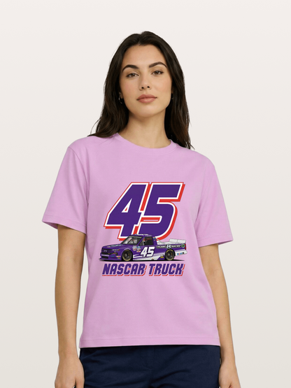 Purple 45 Racer Gildan T-shirt
