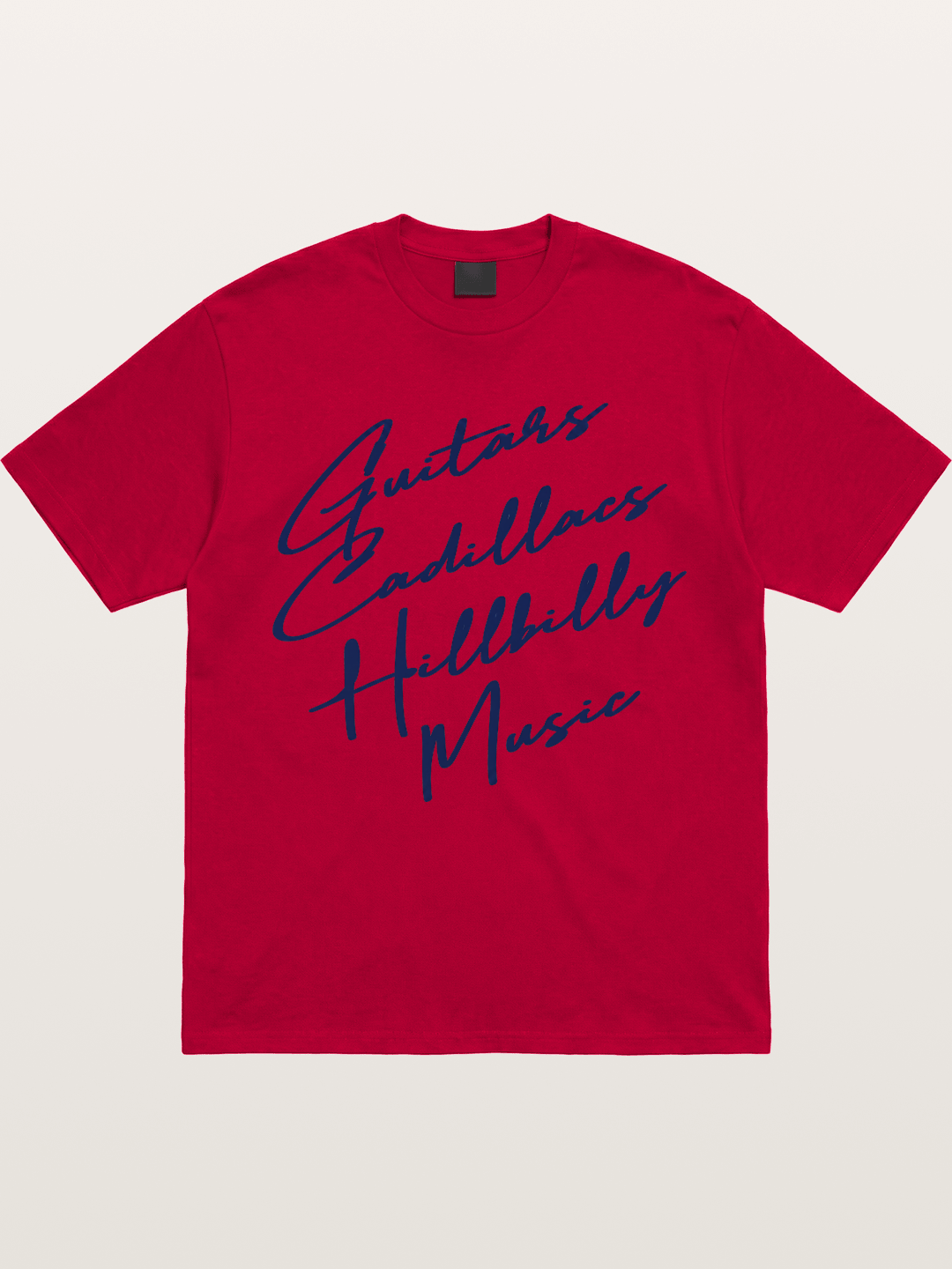 Guitars & Cadillacs Music Print Gildan T-shirt