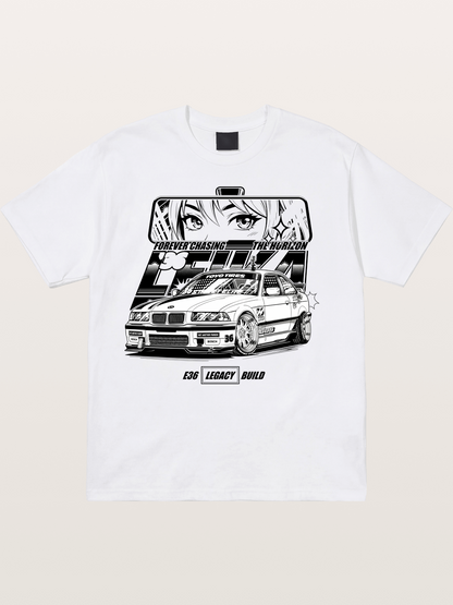 Vintage Race Car Cotton T-shirt