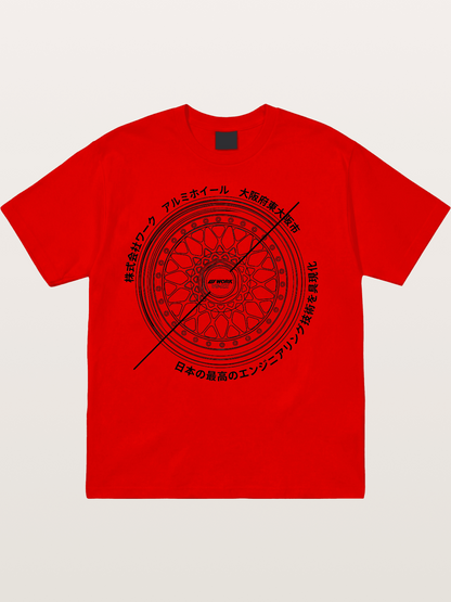 Work Wheel Cotton T-shirt