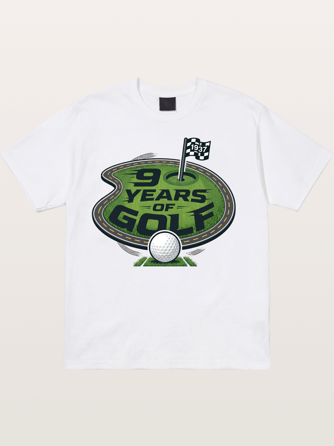 90 Years Golf Cotton T-shirt