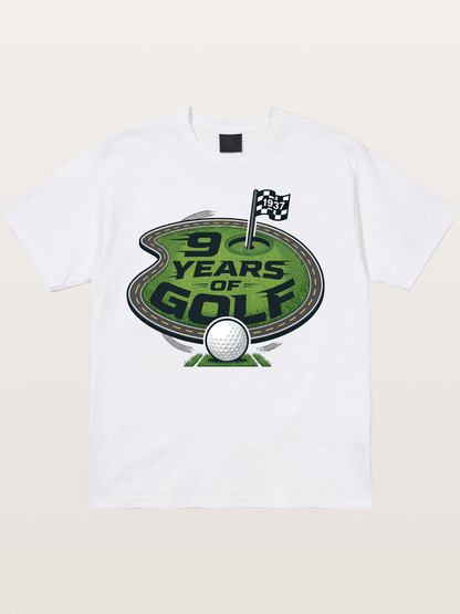 90 Years Golf Cotton T-shirt