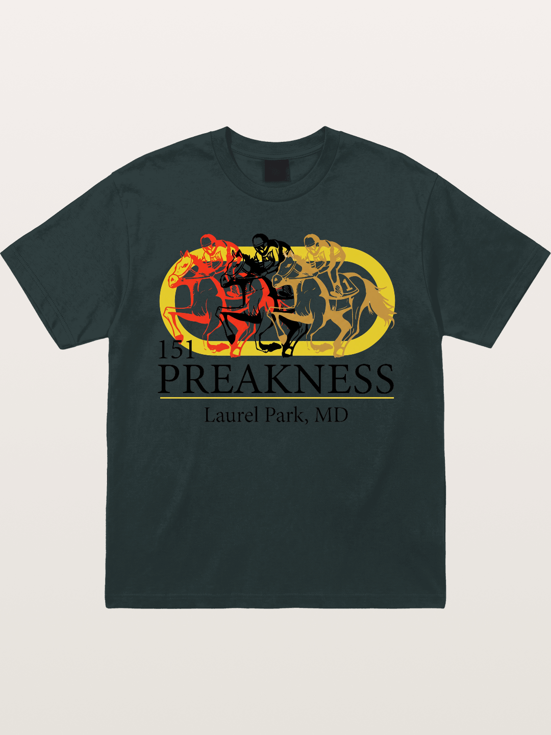 Preakness 151st Horse Racing Art Gildan T-shirt