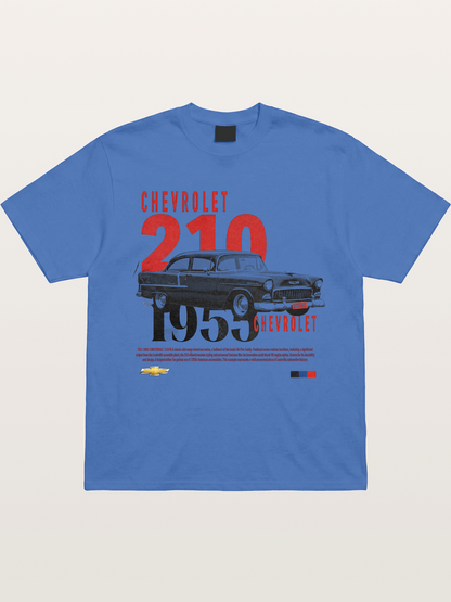 1955 Chevrolet 210 Retro Poster Gildan T-shirt