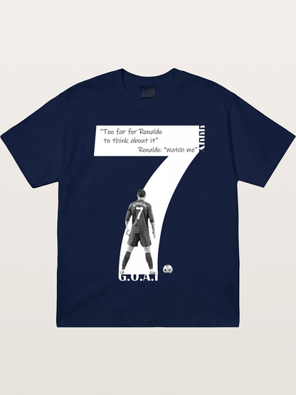 Ronaldo #7 Watch Me Quote Gildan T-shirt