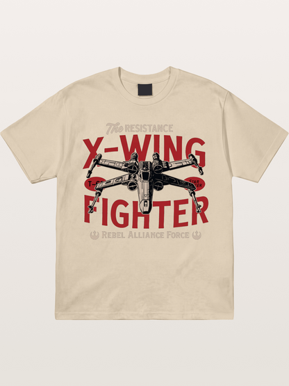 Resistance X-Wing Fighter Retro Design Gildan T-shirt