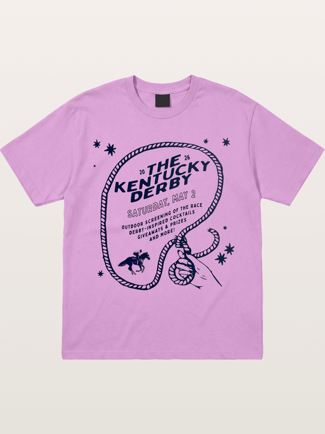 Kentucky Derby Rope Lasso Graphic Gildan T-shirt