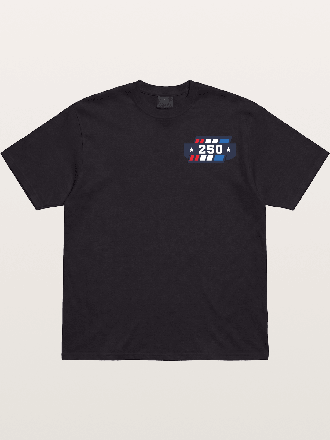 250th Anniversary Star Stripes Badge Gildan T-shirt