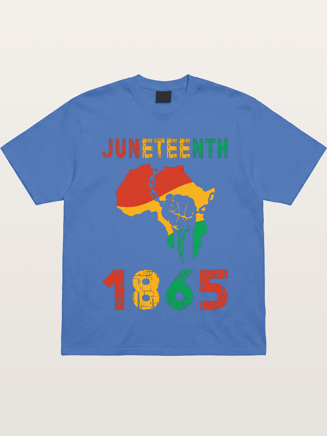 Juneteenth 1865 Africa Freedom Fist Gildan T-shirt