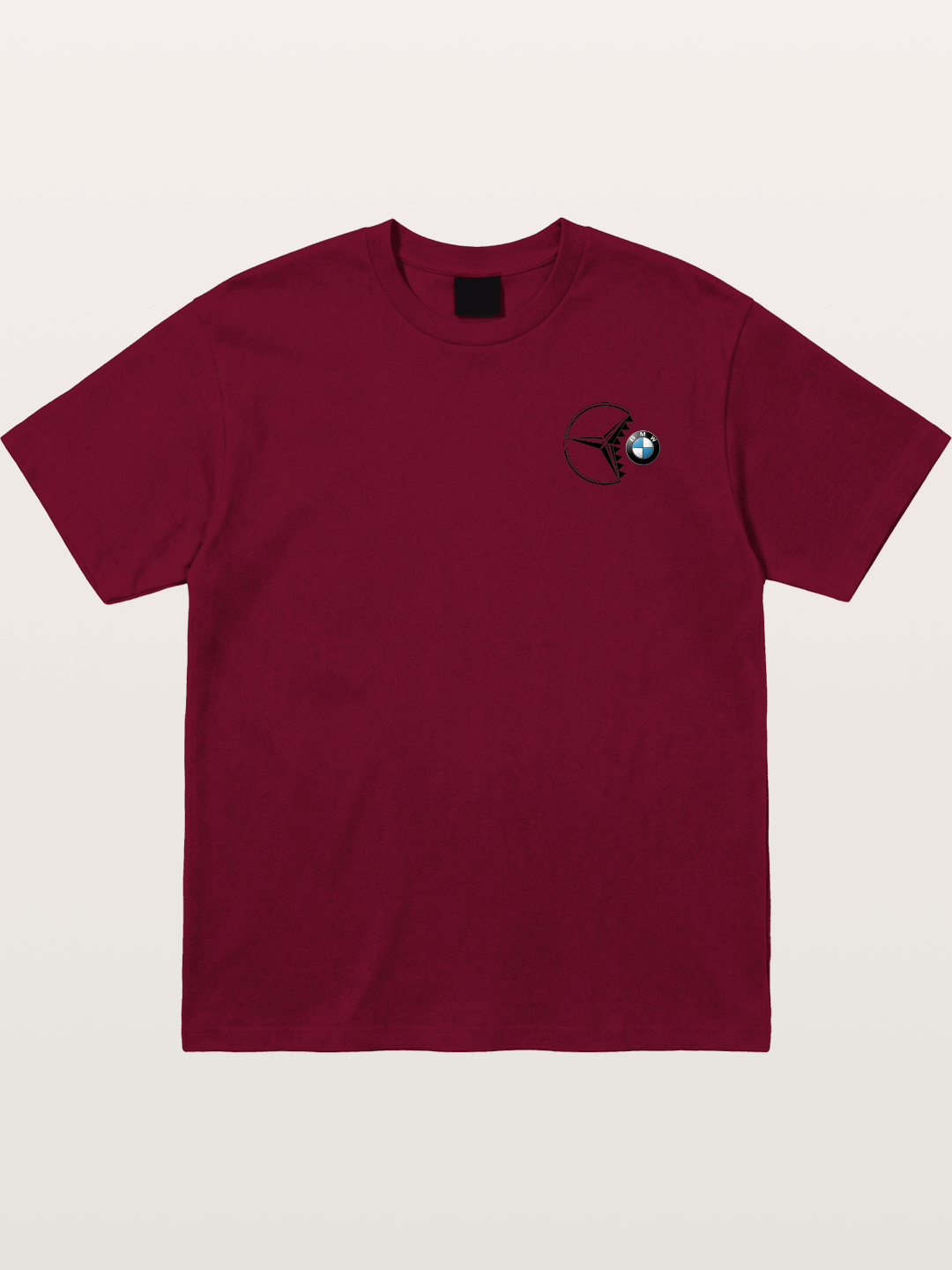 Mercedes vs BMW Logo Art Gildan T-shirt