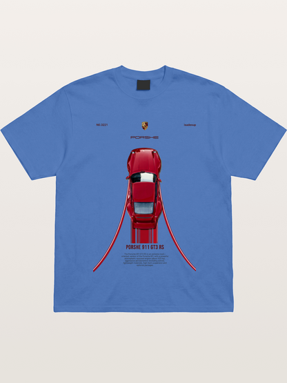 Porsche 911 GT3 RS Top View Gildan T-shirt