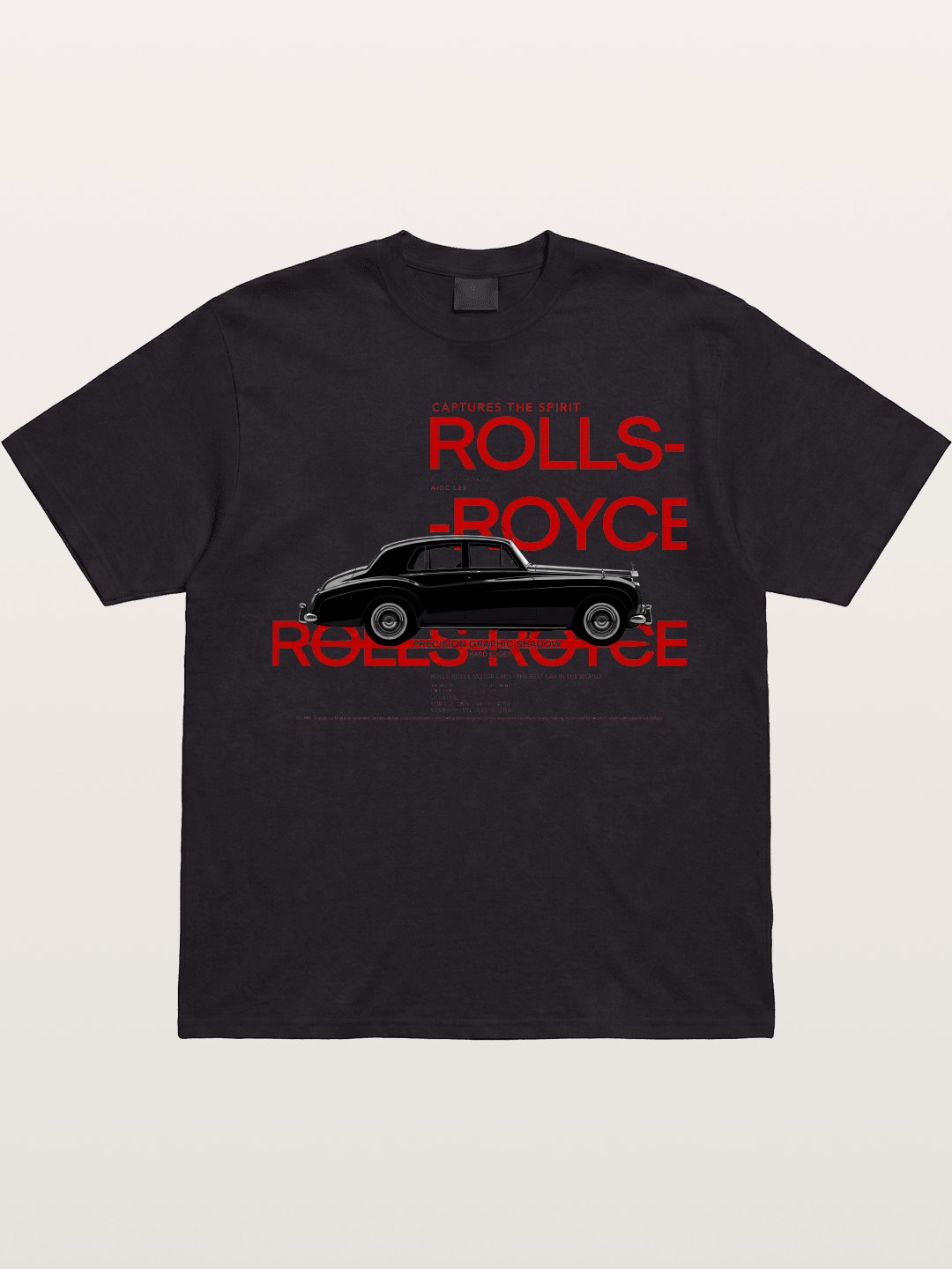 Vintage Rolls Royce Poster Art Gildan T-shirt