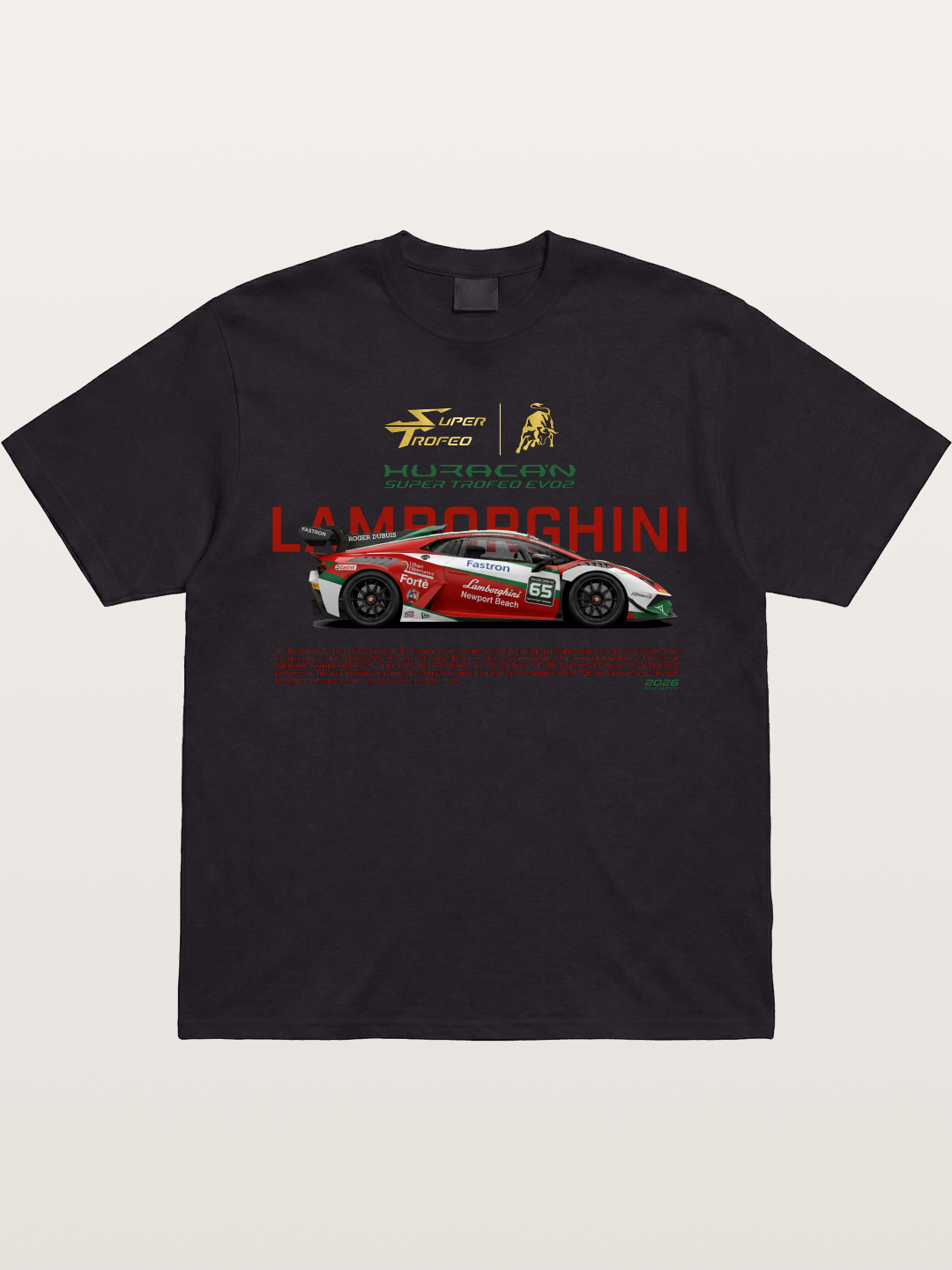 Lamborghini Huracan EVO2 Race Livery Gildan T-shirt