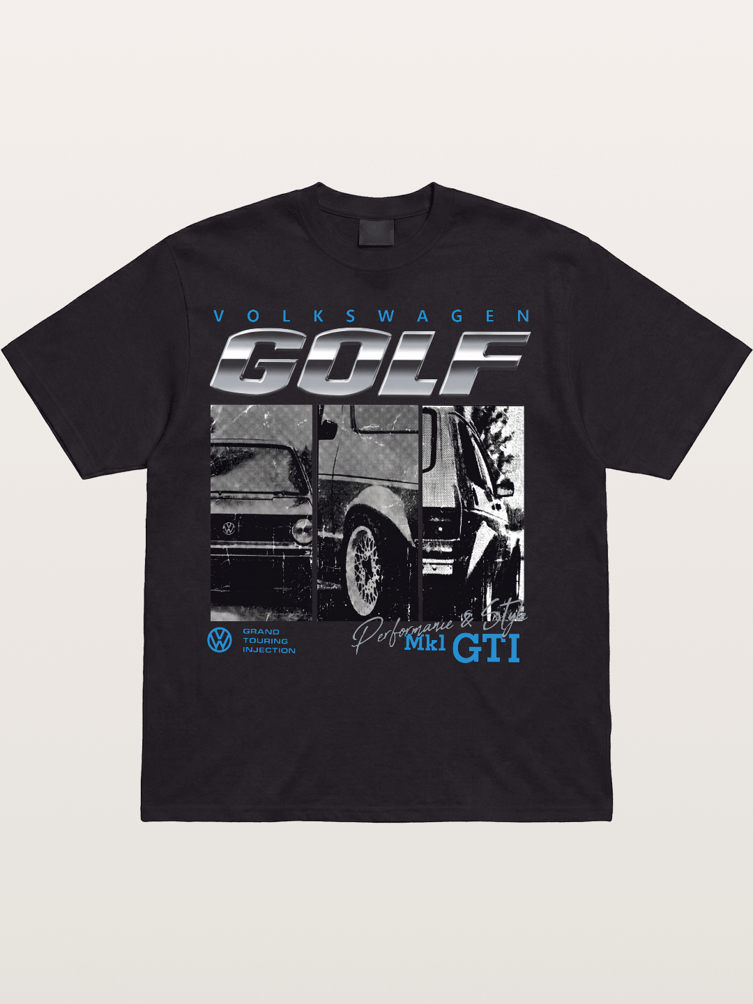Volkswagen Golf MK1 Retro Cotton T-shirt