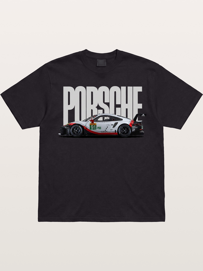 Porsche 911 Race Livery Poster Gildan T-shirt