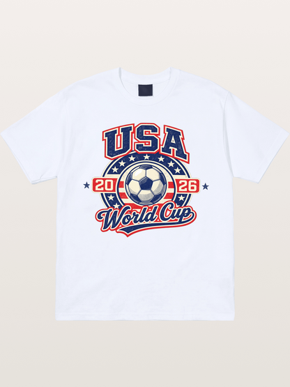 USA World Cup 2026 Retro Badge Gildan T-shirt