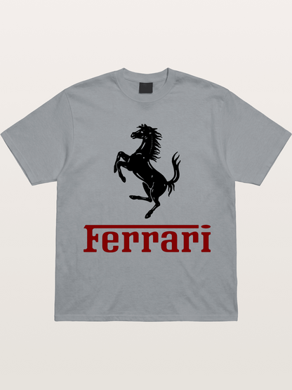 Ferrari Black Horse Logo Gildan T-shirt