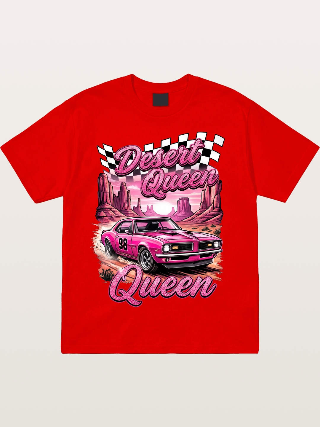 Desert Queen Racer Cotton T-shirt