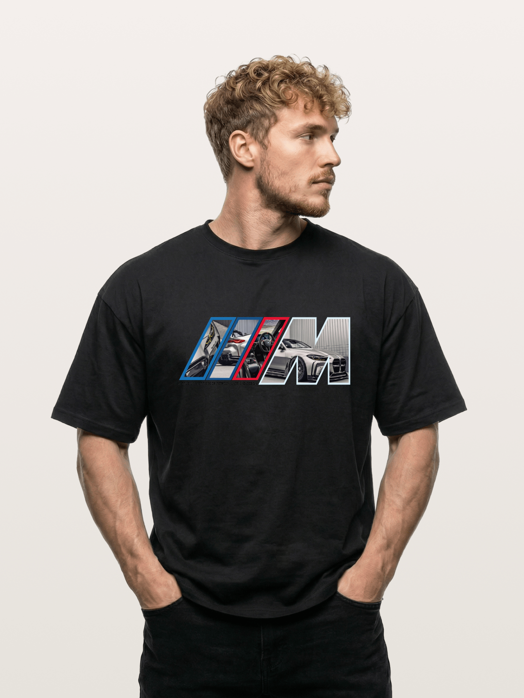 BMW Car Detail Collage Art Gildan T-shirt