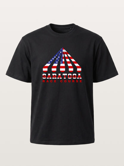 Saratoga Star Spangled Tent Top Gildan T-shirt