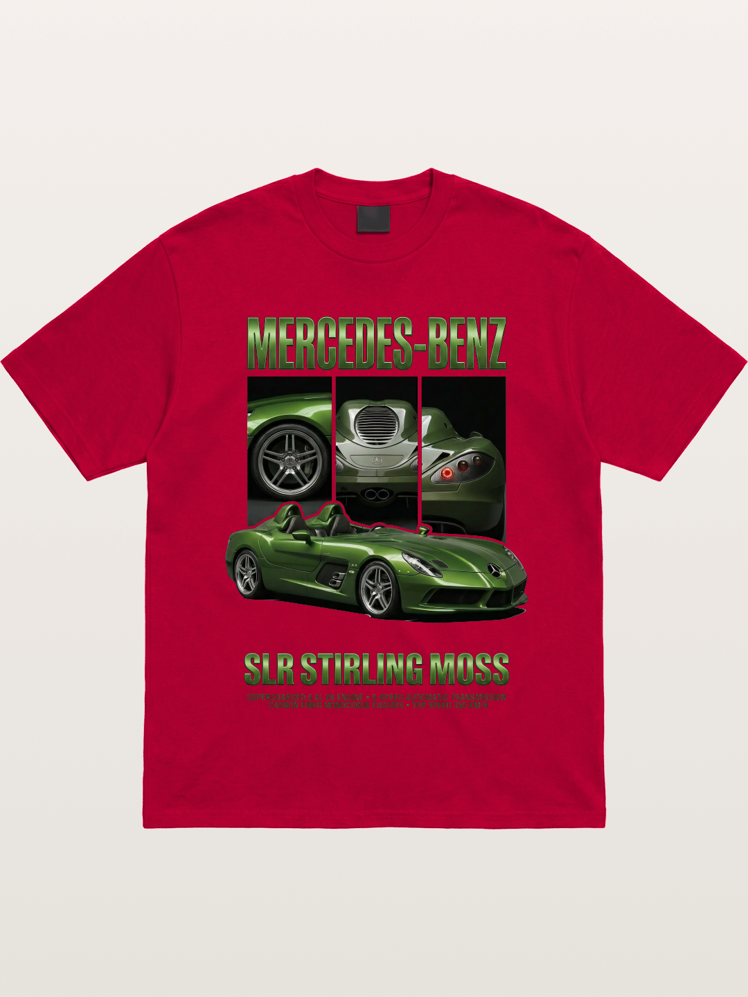 Mercedes SLR Stirling Moss Art Gildan T-shirt