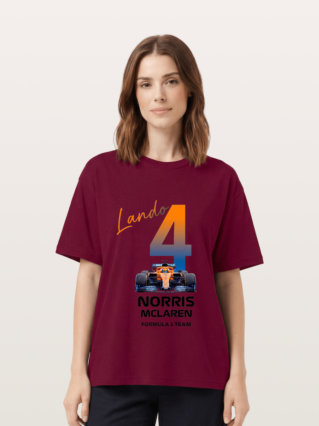 Lando Norris McLaren 4 Graphic Gildan T-shirt
