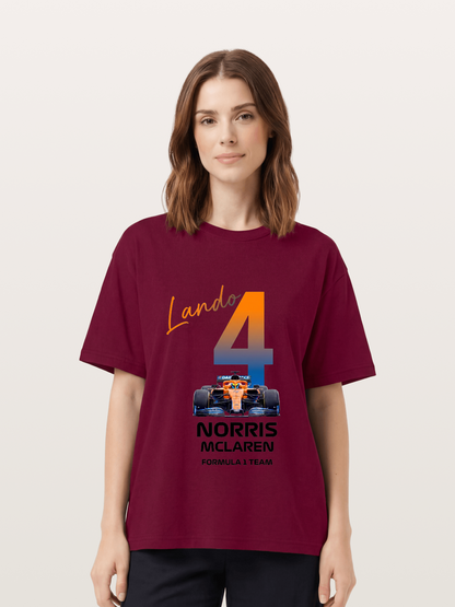 Lando Norris McLaren 4 Graphic Gildan T-shirt