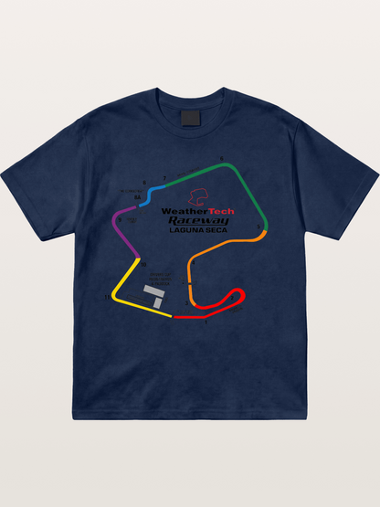 Corkscrew Track Cotton T-shirt