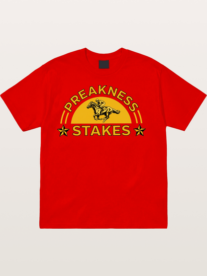 Preakness Stakes Sunburst Logo Cotton T-shirt