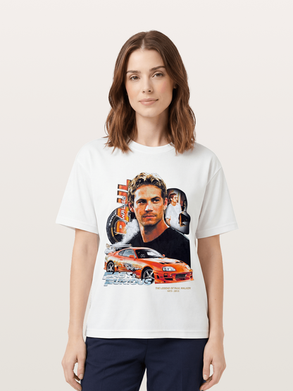 Orange Supra Fast & Furious Cotton T-shirt