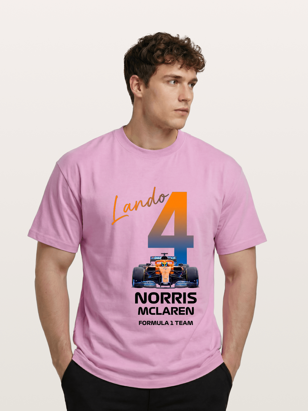 Lando Norris McLaren 4 Graphic Gildan T-shirt